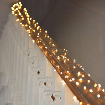 80 LED Copper Wire Fairy Lights 3m Battery Powered Indoor and Outdoor Use