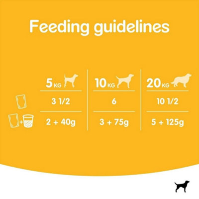 80 x 100g Pedigree Adult Wet Dog Food Pouches Mixed Selection in Jelly