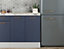 800 Kitchen Base Unit 80cm Cabinet Navy Dark Blue Soft Close Copper Handle Nora