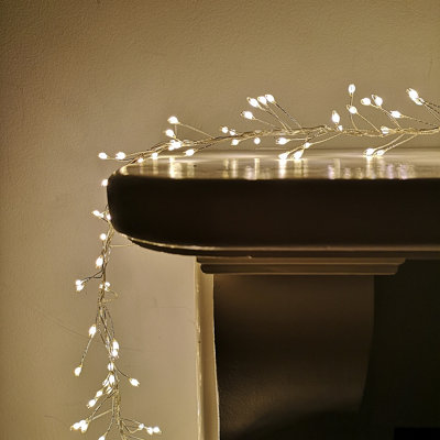 800 LED 5.5m Premier Christmas Indoor Outdoor Wire Cluster Lights with