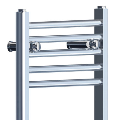 800 x 900 mm Chrome Electric Bathroom Heated Towel Rail Thermostatic ...