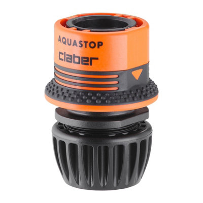 Claber 8545 Hose Pipe Connector With Aquastop from B&Q