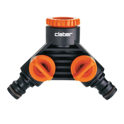 Claber 8598 Double Tap Connector from B&Q