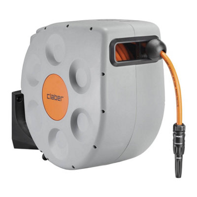 Claber 8697 Rotoroll Evolution Automatic Hose Pipe 30 Metres from B&Q