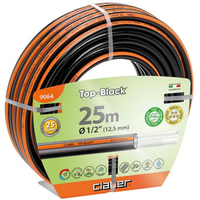 Claber 9064 Top Black Hose Pipe 25 Metres from B&Q