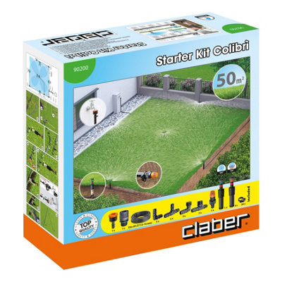 Claber 90200 Colibri Pop-Up Sprinkler Starter Kit from B&Q