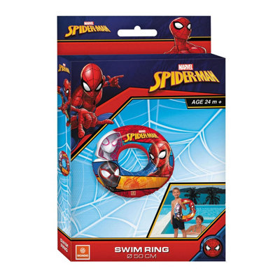 B&Q -  Marvel Spider-Man Inflatable Swim Ring 50Cm