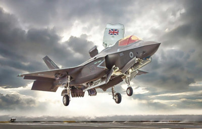 ITALERI 1425 RAF Lockheed Martin F-35B Lightning II 1/72 Plastic Model Plane Kit - Image 13