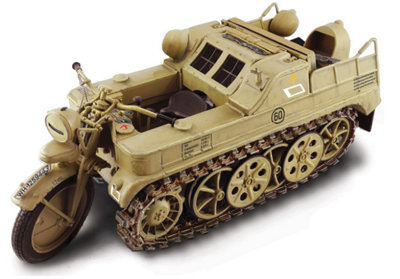 ITALERI 7404 NSU HK 101 Kettenkrad 1:9 Bike Model Kit - Image 4