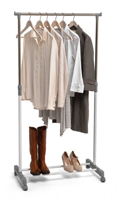 B&Q -  Domopak Clothes RackSingle BarWhite