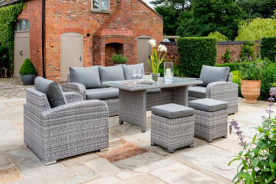 Norfolk Leisure Longbeach Outdoor 5 Seat Lounge Set from B&Q