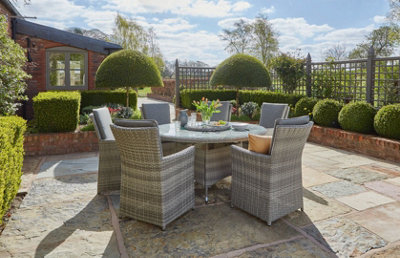Norfolk Leisure Burnham Xl Six Seat Set from B&Q