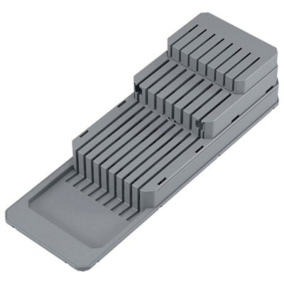 B&Q -  Blade-Fit Adjustable Slicer OrganiserGrey