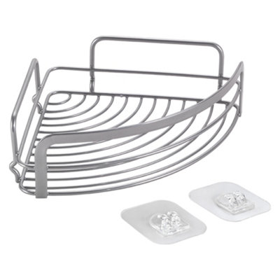 Metaltex Origin Luxy 1-Tier Corner Bathroom Shelf from B&Q