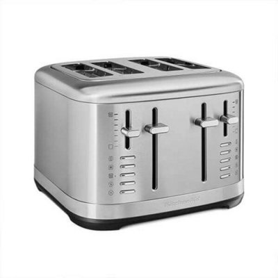 KitchenAid 4-Slice Toaster - Silver - Stainless Steel - Image 5