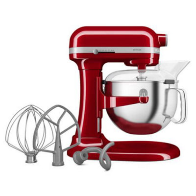 Kitchenaid Artisan Empire Red 5.6L Bowl Lift Food Mixer from B&Q