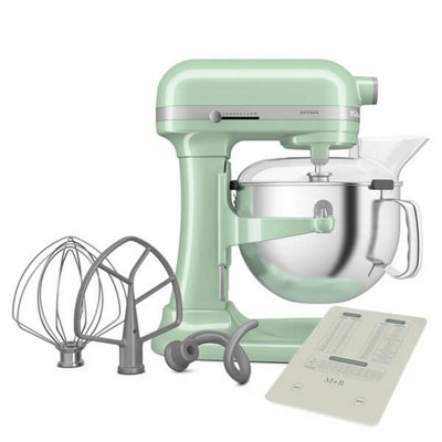 Kitchenaid Artisan Pistachio 5.6L Bowl Lift Food Mixer from B&Q