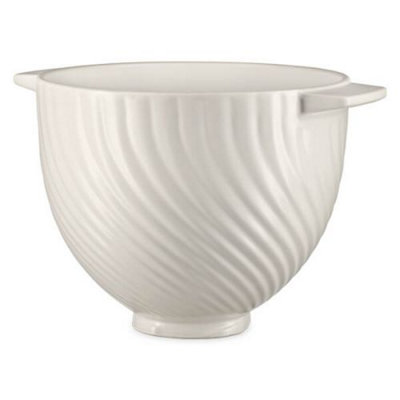 Kitchenaid Ceramic 4.8L Mixer Bowl Meringue from B&Q