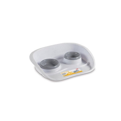 Stefanplast Set Dinner Bowls Stone Grey from B&Q