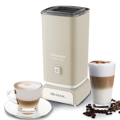 Ariete Vintage Cream Milk Frother - Automatic - Hot & Cold Frothing - 250ml Capacity - Image 7