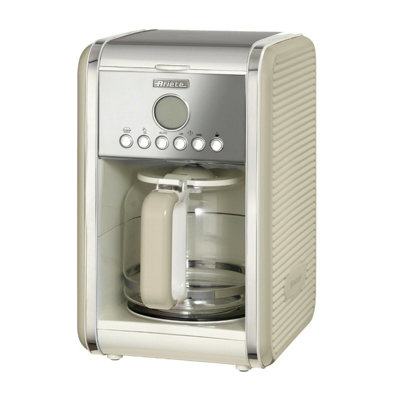 Ariete 1342/03 Vintage Retro Filter Coffee Machine24 Hour TimerBeige from B&Q