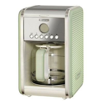 Ariete 1342/04 Vintage Retro Filter Coffee Machine24 Hour TimerGreen from B&Q
