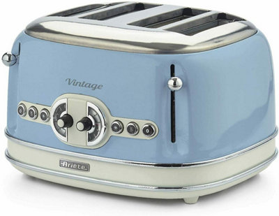 Ariete Blue Vintage 4 Slice Toaster - Image 12