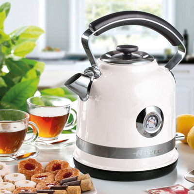 Ariete 2854W Moderna Cordless Electric Kettle1.7 Litre CapacityWhite from B&Q