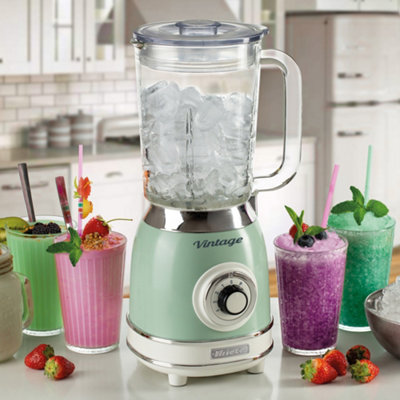 Ariete Vintage Glass Jug Blender, 1.5 Litre, 58304 Green