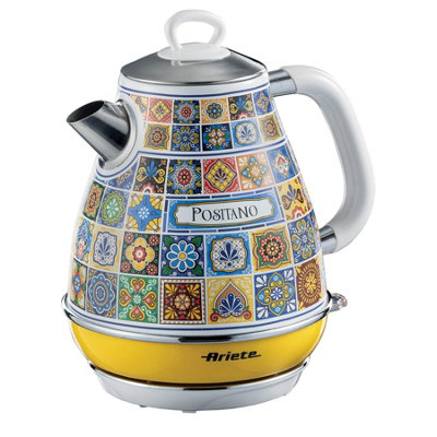 Ariete Positano 2869/0P Jug Kettle - Yellow & White, Yellow,Silver/Grey,White - Image 12