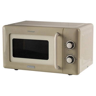 Ariete Unisex Cream Vintage Style Mechanical Microwave, 800 Watt, Litre, Size 20 - Image 7