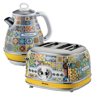 B&Q -  Positano 1.7L Kettle And 4 Slice Toaster360 Rotating BaseRemovable Anti-Scale Filter