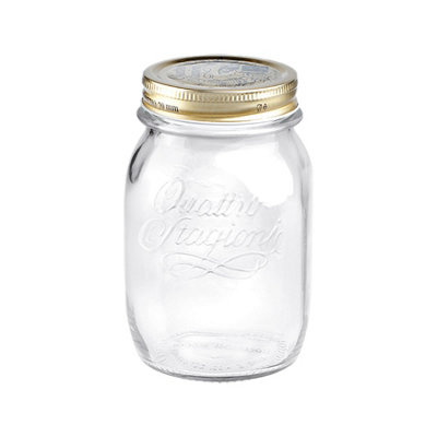 Bormioli Rocco Quattro Stagioni Glass Storage Jar - 500Ml