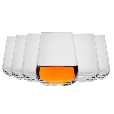 Bormioli Rocco Inalto Uno Stemless Wine Glasses450Ml from B&Q