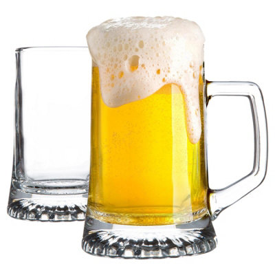 Bormioli Rocco 500Ml 2Pcs Drinking Glass Stein Tankard Glasses Ale Mug from B&Q