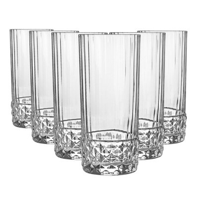 Bormioli Rocco America '20S Highball Glasses480MlClearPack Of 6 from B&Q