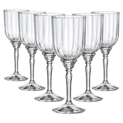 Bormioli Rocco Florian Cocktail Glasses - Clear - Pack Of 6 245Ml