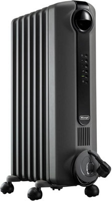 De'Longhi Delonghi Radia S Oil Filled 1.5Kw Grey Radiator Trrs0715E.g from B&Q