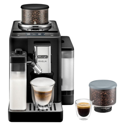 Delonghi Rivelia Bean To Cup Automatic Coffee MachineBlack from B&Q