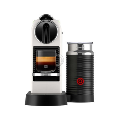 B&Q -  De'longhi Nespresso Citiz En267.w Coffee Machine With Integrated Milk FrotherWhite