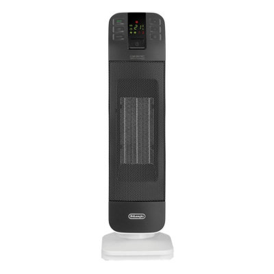 De'Longhi 2000W Digital Ceramic Fan Heater - Black/White - 2 Heat Settings - Timer - Remote Control - Image 5