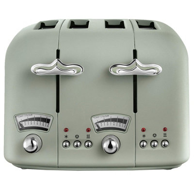 B&Q -  4 Slice Argento Toaster Green