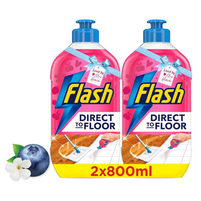 Flash Direct To Floor Berry & Cherry Blossom All Purpose Cleaner 2 X 800 Ml from B&Q