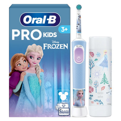 Oral B Unisex Blue Vitality Pro Gift Set Frozen In Kids - Image 14
