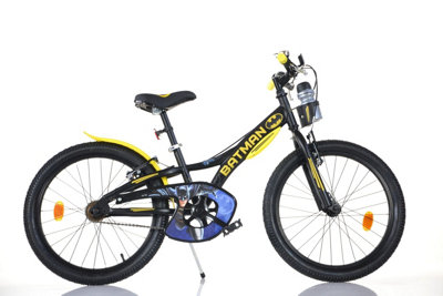 Dino Bikes Dino Batman 20In BikeBlack/yellow from B&Q
