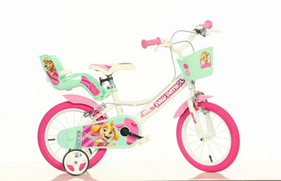 Dino Bikes Dino Paw Patrol 12In Girls BikeWhite/pink from B&Q
