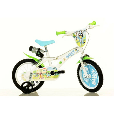 Dino Bikes Dino Bluey 14In Kids BikeWhite from B&Q