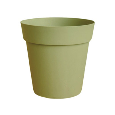 B&Q -  Cleo Square Planter D40Cm Sage With Wheels
