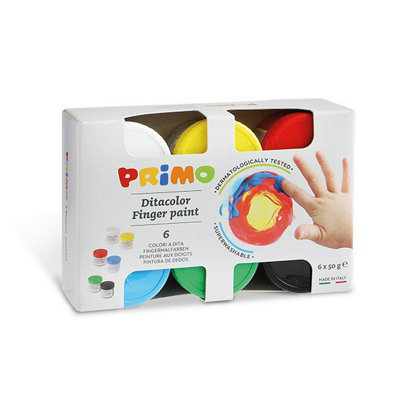 B&Q -  50G Of Finger Paint Set Of 6 Colours