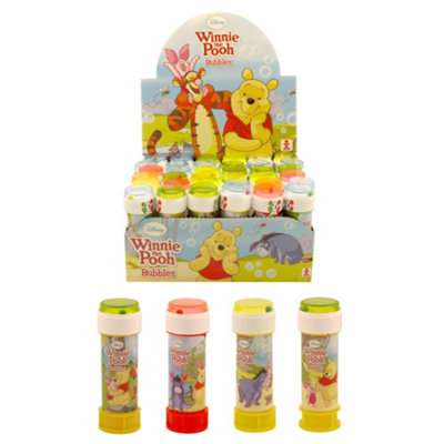 B&Q -  Pack Of 12 Bubble Tubs Winnie The Pooh 60Ml